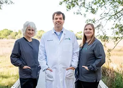 Dr. Andy Game with his Stono Dental Care staff based out of Johns Island, SC